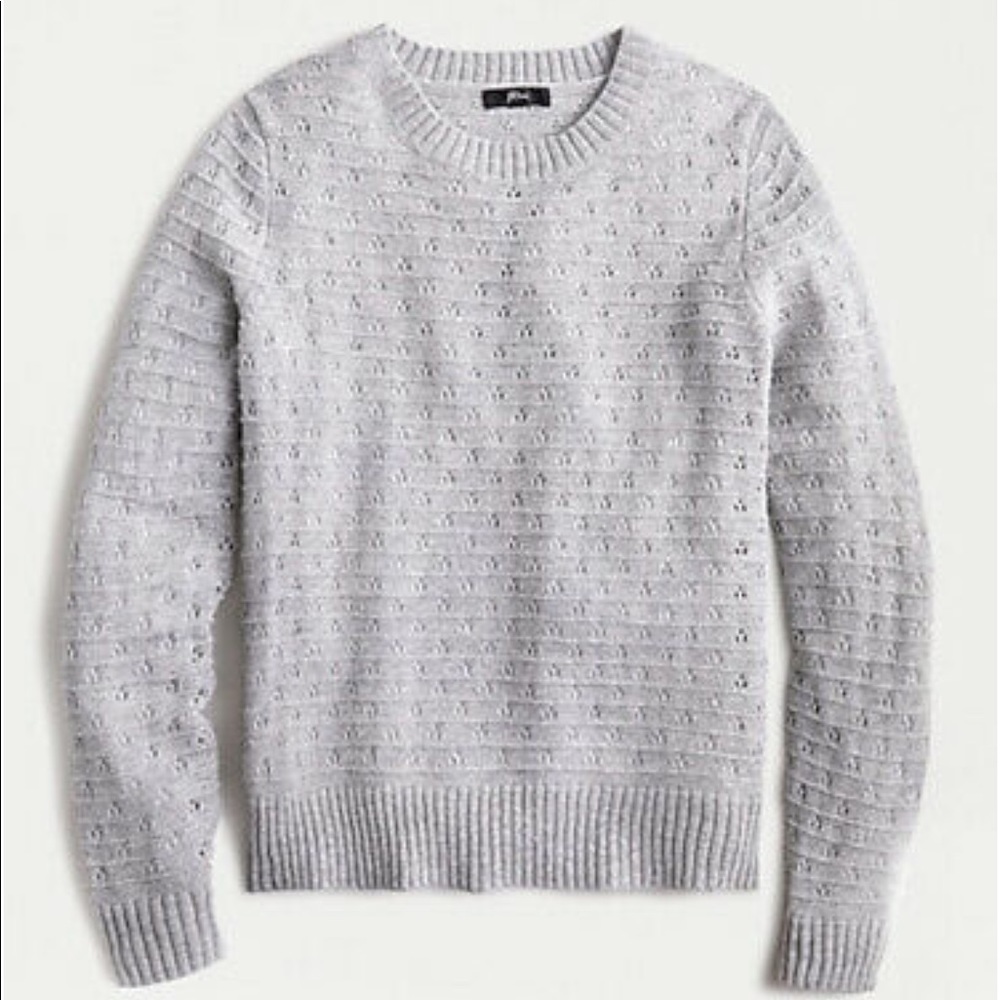 NWT J.Crew Pointelle Stitch Sweater